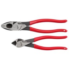 Milwaukee MT500-2 2pc Dipped Grip Cutting Pliers Set Made in USA