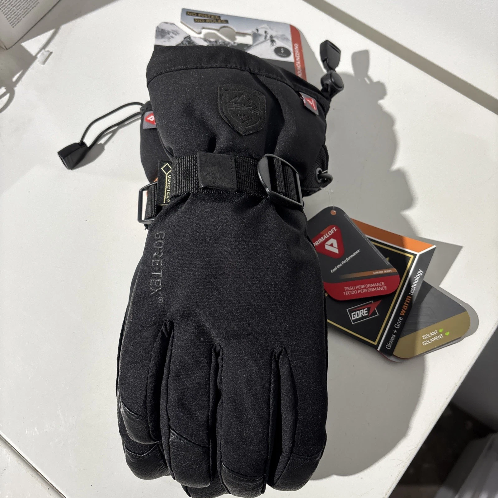 Eska Radiator Gore-Tex 3163 Unisex Ski Gloves Black Size L (9)