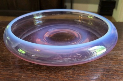 Fostoria Seascape Caribee Pink 11'' Centerpiece Bowl