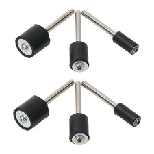 Sanding Mandrels Circle Drill For Rotary Tool Kit Rubber 1/8 Inch Shank 7.73 per disc