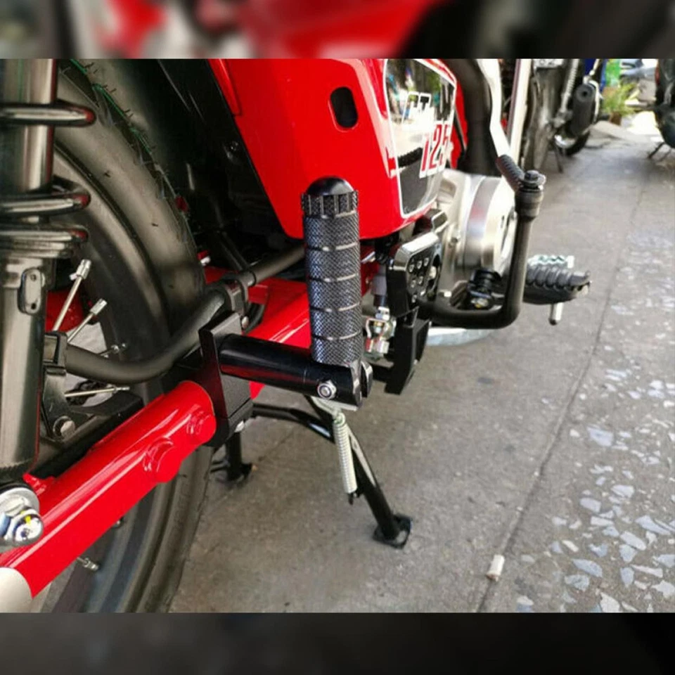 Juego de estriberas reposapiés para pasajero HONDA CT125 TRAIL 125 HUNTER CUB 2020 Foto 4 de 4