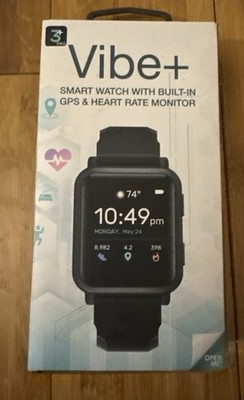 Vibe+ 3+ Pro Smart Watch   GPS & Heart Rate Monitor | Brand New