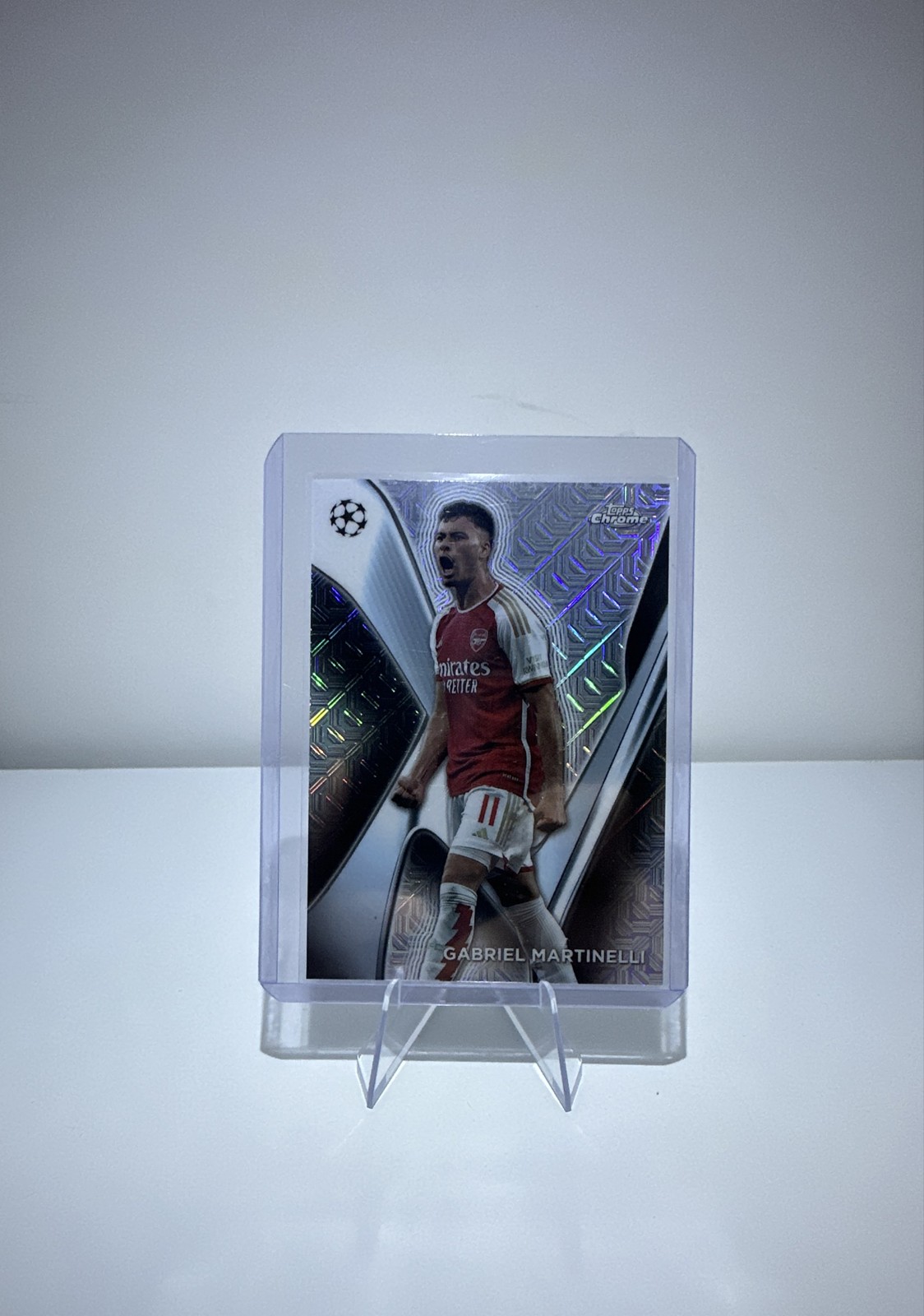 2023-24 Topps UEFA Club Competitions - Mojo Chrome Gabriel Martinelli #MJ-3