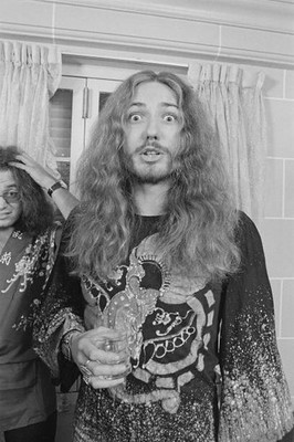 Singer David Coverdale from rock group Deep Purple posed in Japan - Old Photo