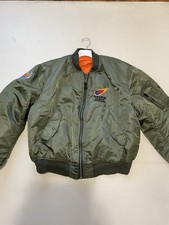 Alpha Industries Military Flyers Intermediate MA-1 Bomber Jacket Green Size XXL