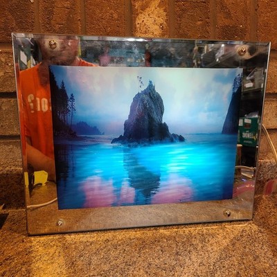 WORKS Vintage Light Wall Art Picture Motion Sound Nature Ocean