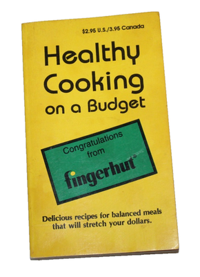 #ad Healthy Cooking On A Budget Cookbook Fingerhut 1993 Softcover Pocket Size $9.95