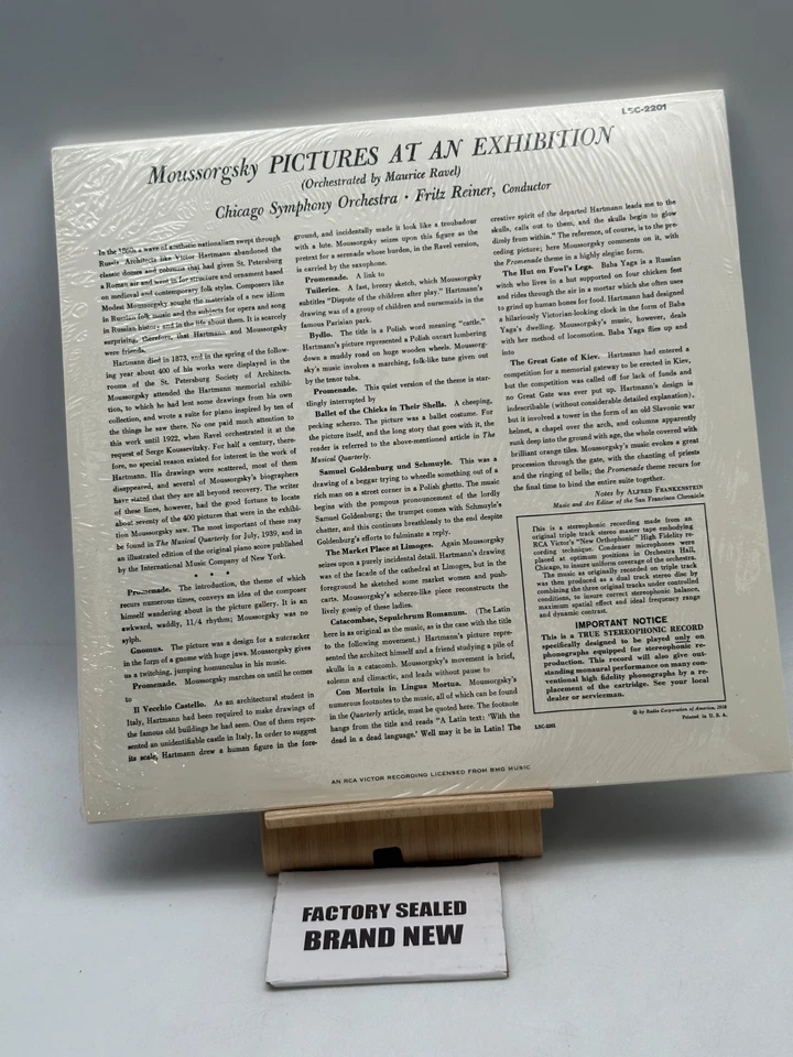 Rare 4xLP 45RPM RCA Living Stereo Pictures At An Exhibition - Image 2 of 4