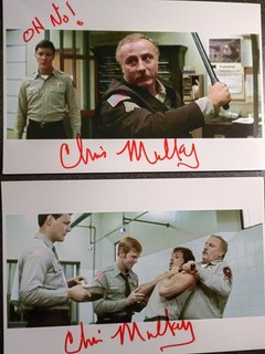 CHRIS MULKEY As DEPUTY WARD 2 Hand Signed Autograph Photo S RAMBO 1ST BLOOD