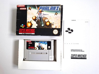 Original Super Nintendo SNES Spiel OVP boxed - Phalanx - RARITÄT