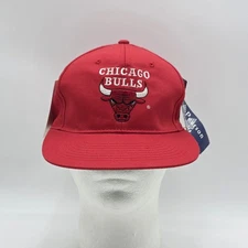Vintage Chicago Bulls Drew Pearson Companies SnapBack Hat Cap NBA Basketball NWT