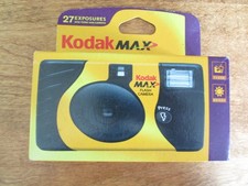 Kodak Max Flash disposable 35mm film camera - 27 exposures - 01/2004 exp - NOS