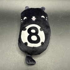 Cats Vs Pickles 319 Billiard Eight Ball 4" Plush Toy Black Kitty Pool No Tag
