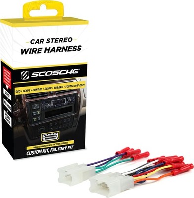 TA02BCB Stereo Wiring Harness for Non-Amplified Subaru, Geo, Scion, Lexus, Toyot