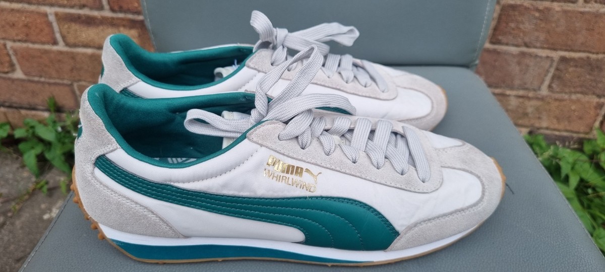 Athletic Shoes Puma Shoes Puma Whirlwind Green Yellow PUMA Whirlwind  Classic Men's Trainers 351293-71 Size