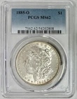 1885-O Morgan Silver Dollar, PCGS MS-62