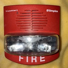 Simplex 4906-9101 TrueAlert Multi-Candela Wall Mount Strobe - Red
