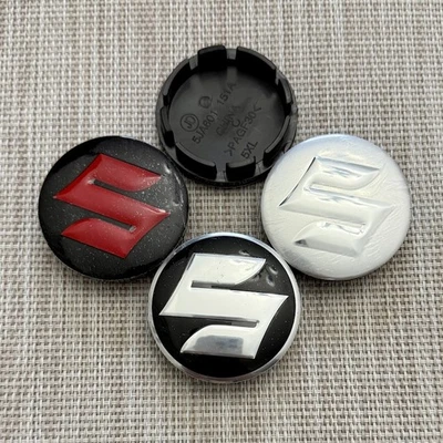 4Stk 56mm Suzuki Logo Emblem Nabendeckel Nabenkappen Abdeckung Felgendeckel Auto - Bild 1 von 4