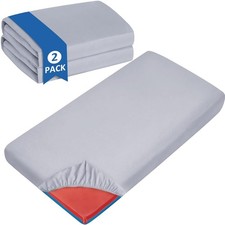 Nap Mat Fitted Sheet for Preschool/Day Care Rest Fit Regalo/Joovy 2 Pack 24"x48"