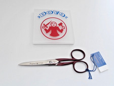 Kleine Haushaltschere Weinrot DOVO 5" SOLINGEN 13 cm Karbonstahl vernickelt