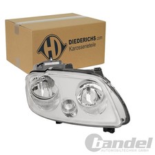 DIEDERICHS HALOGEN SCHEINWERFER mit LWR-Motor RECHTS passend für VW CADDY TOURAN
