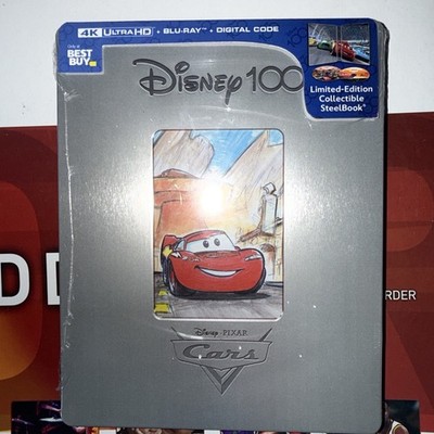 CARS (4K UHD + BLU-RAY + DIGITAL* - DISNEY 100 EXCLUSIVE STEELBOOK  EDITION)