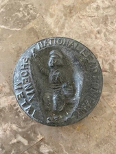 Early 1900’s National Lead Company, Phoenix Metal, Lead Paperweight, 2 Lbs