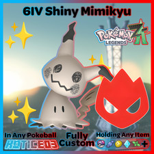 ✨ Shiny Alpha Mimikyu 6IV + EVs ✨ Pokemon Legends ZA 🚀 Fast 🚀