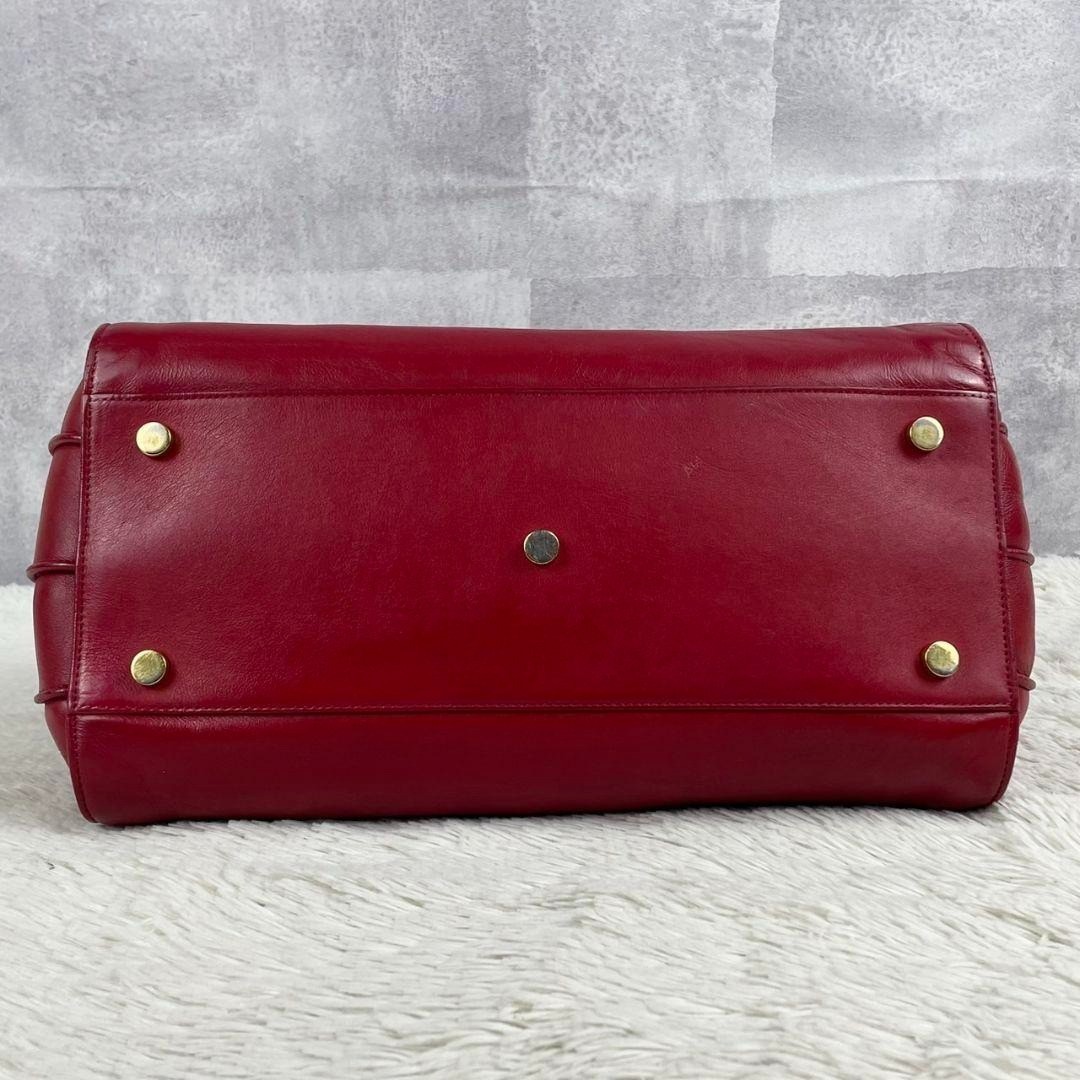 Borsa a tracolla Saint Laurent Sac De Jour in pelle rossa 2WAY dal Giappone