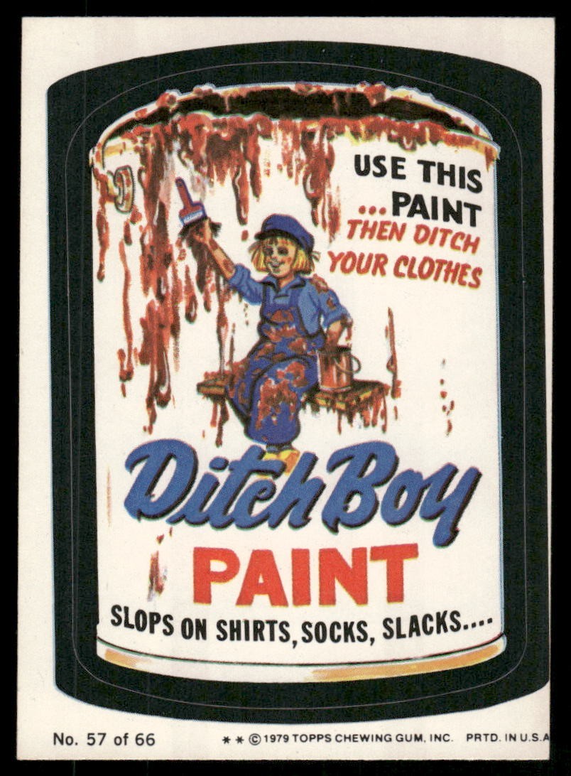 Dutch Boy Paint 1979 Wacky Packages Topps Sticker Card #57 (NM) | eBay