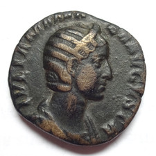 JULIA MAMAEA - SESTERTIUS - ROMAN COIN
