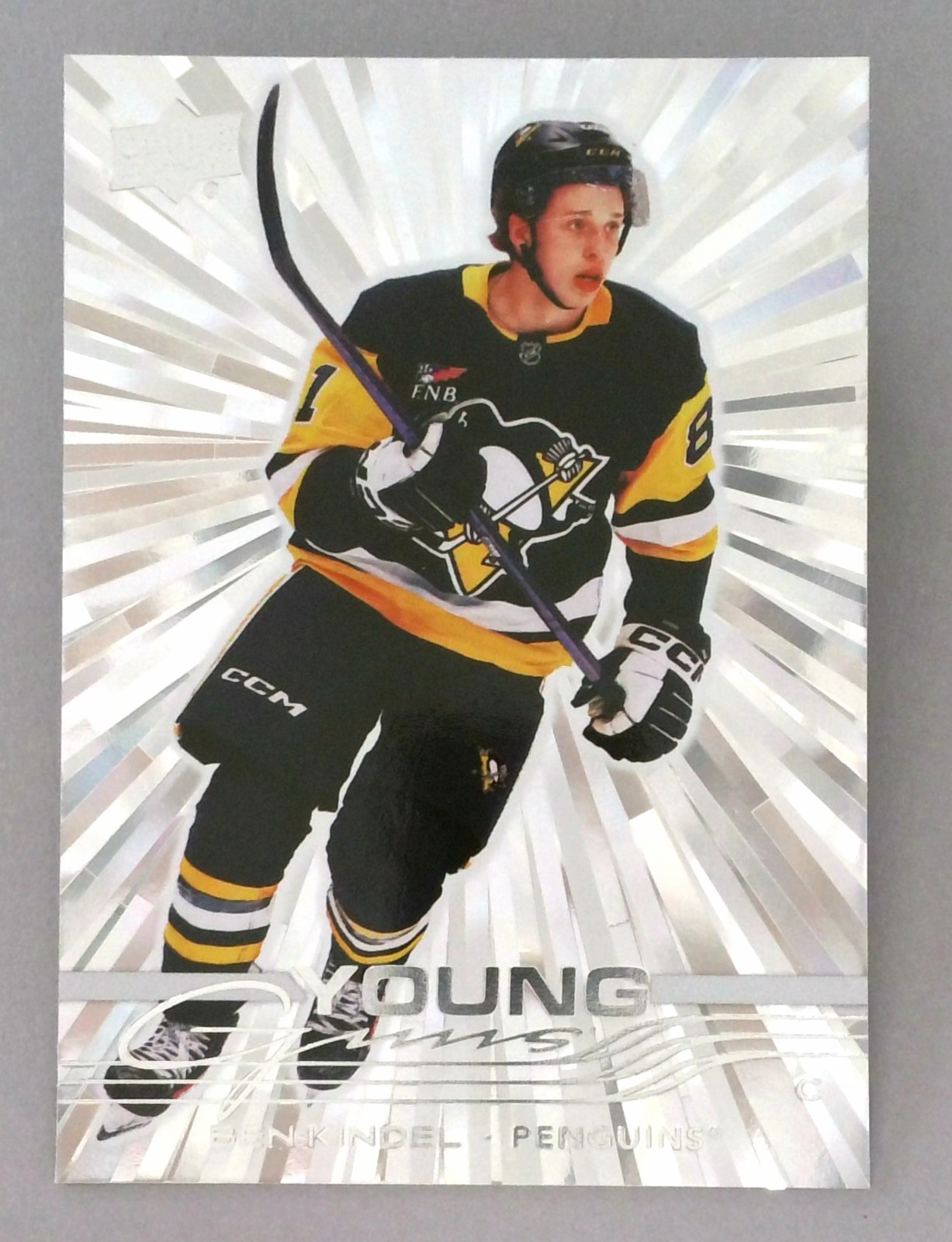 2025-26 Upper Deck Ben Kindel Young Guns Outburst Silver Rookie RC #453
