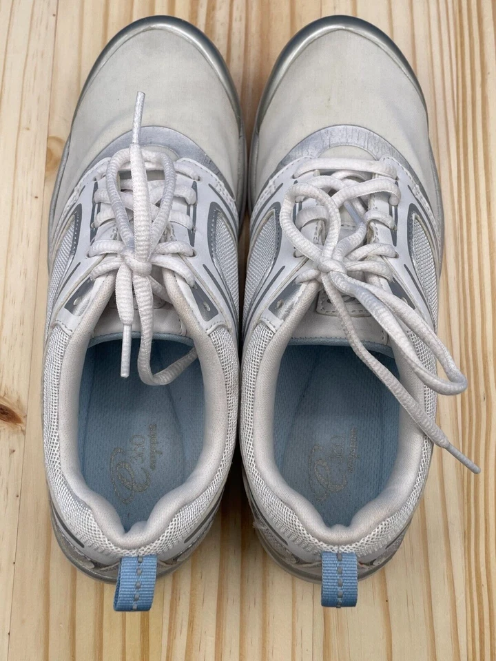Easy Spirit e360 Athletic Shoes Women's Sz 6.5 White Synth Lace-Up Flat Heel - Image 4 of 4