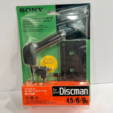 Sony Car Kit with Audio Cassette Adapter for CD Walkman DiscMan DCC-E25CP New OS