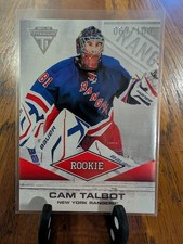 2011-12 Panini Titanium Cam Talbot Gold RC 067/100 New York Rangers