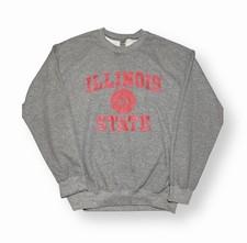 VTG University of Illinois Sweatshirt FIGHTING ILLINI REDBIRDS Size M Y2K