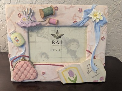RAJ Collection 4''X6'' Picture Frame Sewing, Fabric, Thread, Needle 