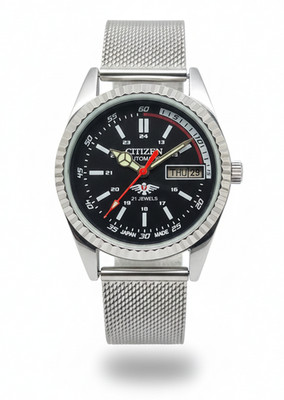 Refurbished Automatic Men s Watch Day Date | Classic Vintage Style Steel Strap