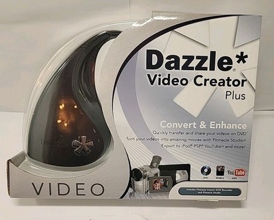 Dazzle Video Creator Plus Convert & Enhance Software Included NIB Sealed