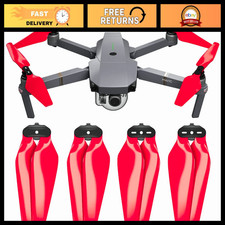 Stealth Propellers for DJI Mavic Pro  Platinum - Red, 4 Pack, High Performance