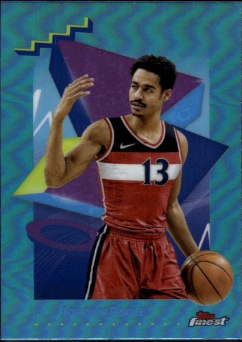 2024-25 Topps Chrome Basketball Jordan Poole #8 Purple Sonar