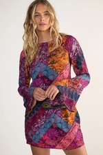 Nastygal Multi Mini Dress Womens Daywear Dresses