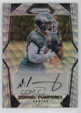 2017 Panini Prizm Rookie Blue Wave 129/149 Donnel Pumphrey #RA-DP Auto wd7