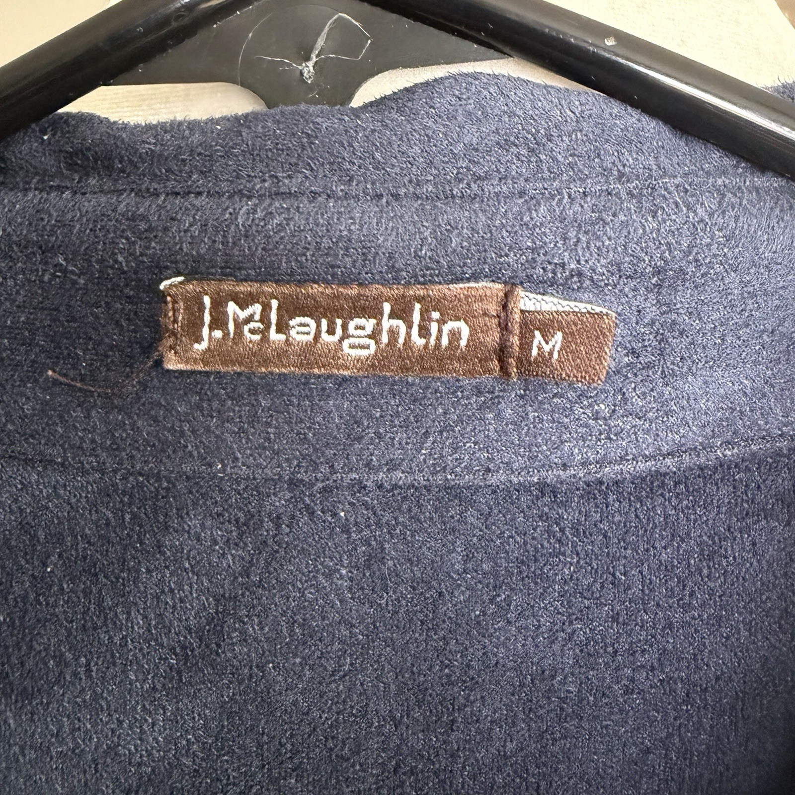 J McLaughlin Solid Navy Haarlem Belted Shirt Dres… - image 7