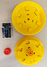 Genuine Peg Perego Parts Kit Includes Hubcaps, Hood Hasp and Seat Knob