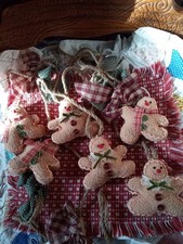 Gingerbread Man Homemade Garland