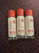 3x Rimmel Lasting Finish 25 HR Comfort Serum 091 Light Ivory Skin Perfecting 1oz