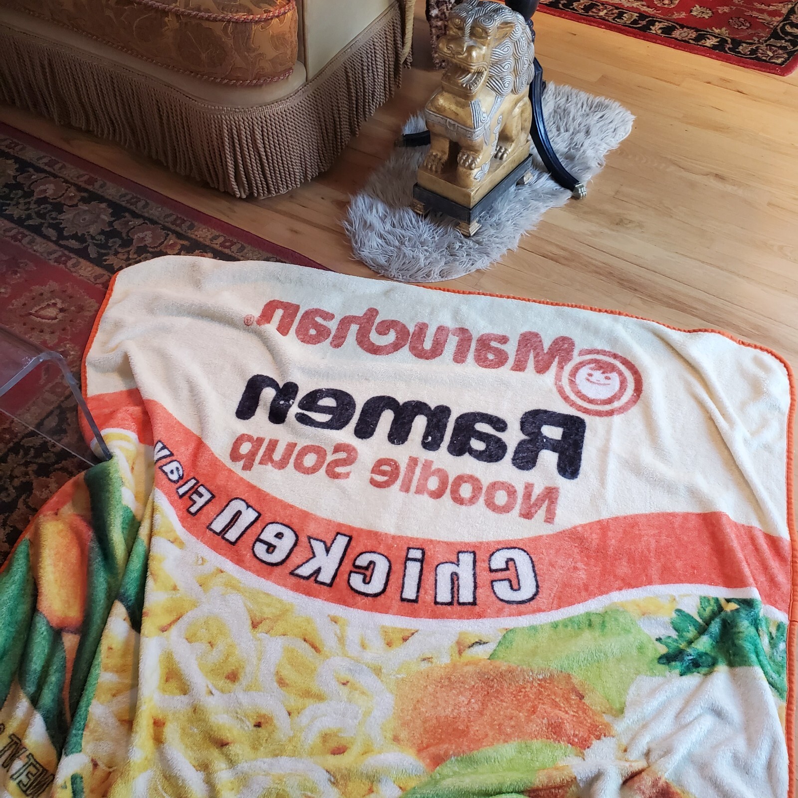 RAMEN NOODLE Gift Set - Backpack Blanket Candle Notepad Cookbook Fun & Useful