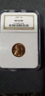 1937 LINCOLN WHEAT CENT PENNY- NGC MS66 RD