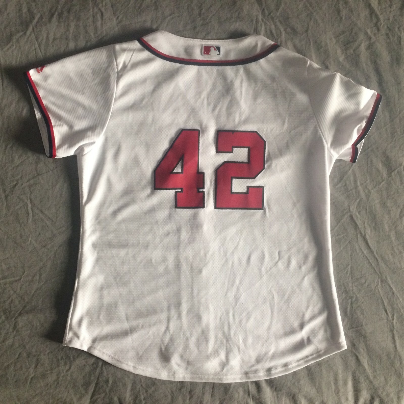 Nationals White Jersey L Jackie Robinson